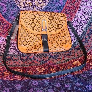 Groovy Crossbody Bright Orange